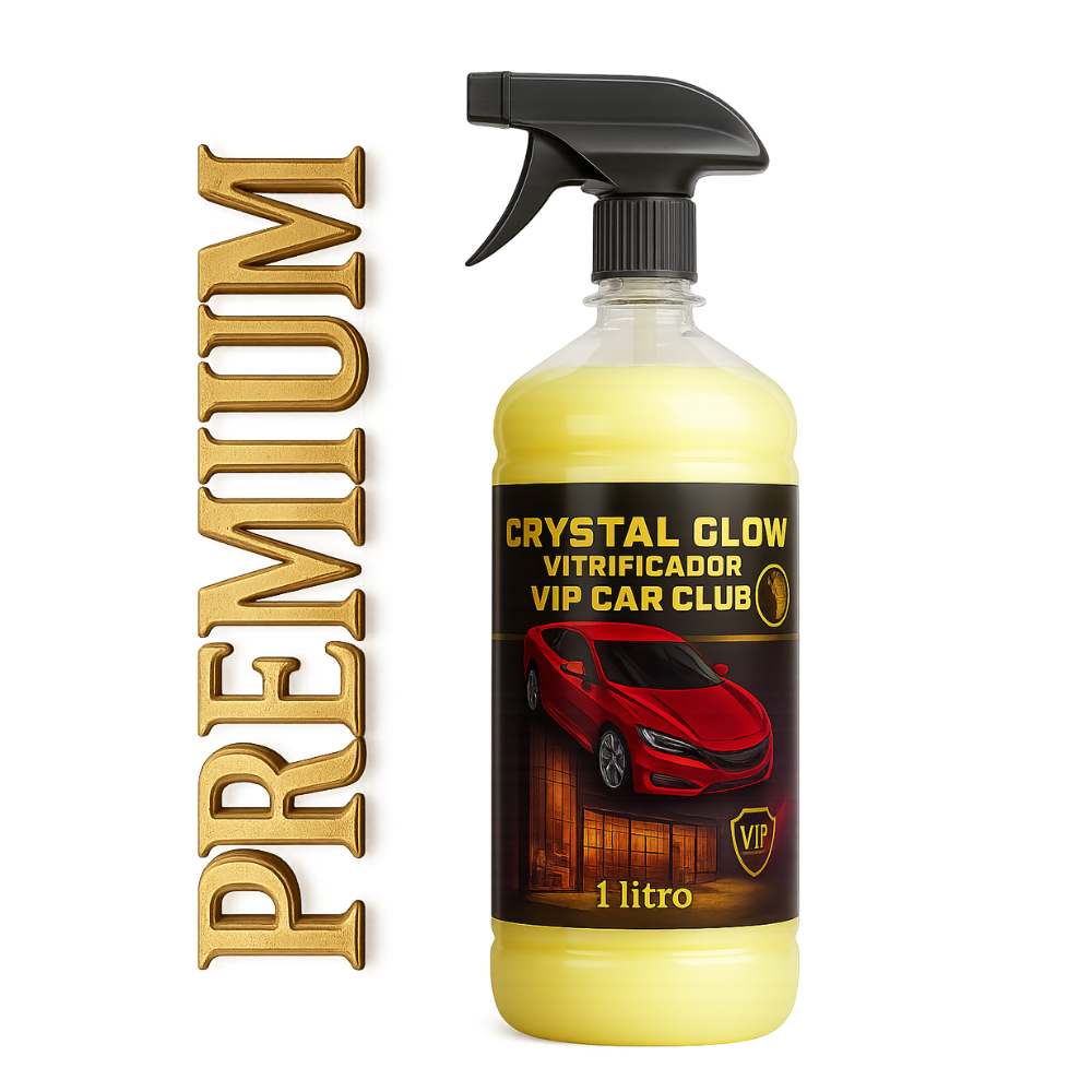 Crystal Glow Premium – Cera Automotiva com Carnaúba Pura