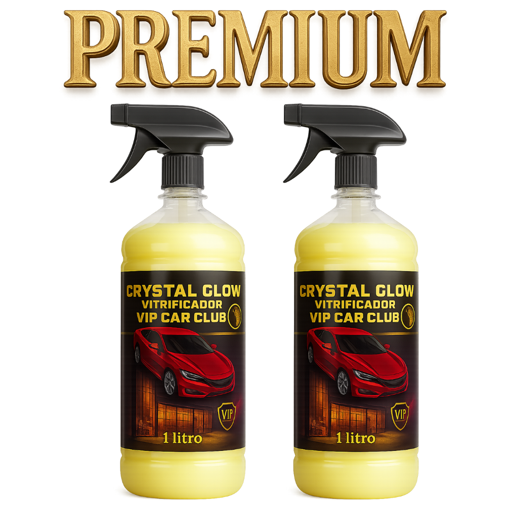 Crystal Glow Premium – Cera Automotiva com Carnaúba Pura