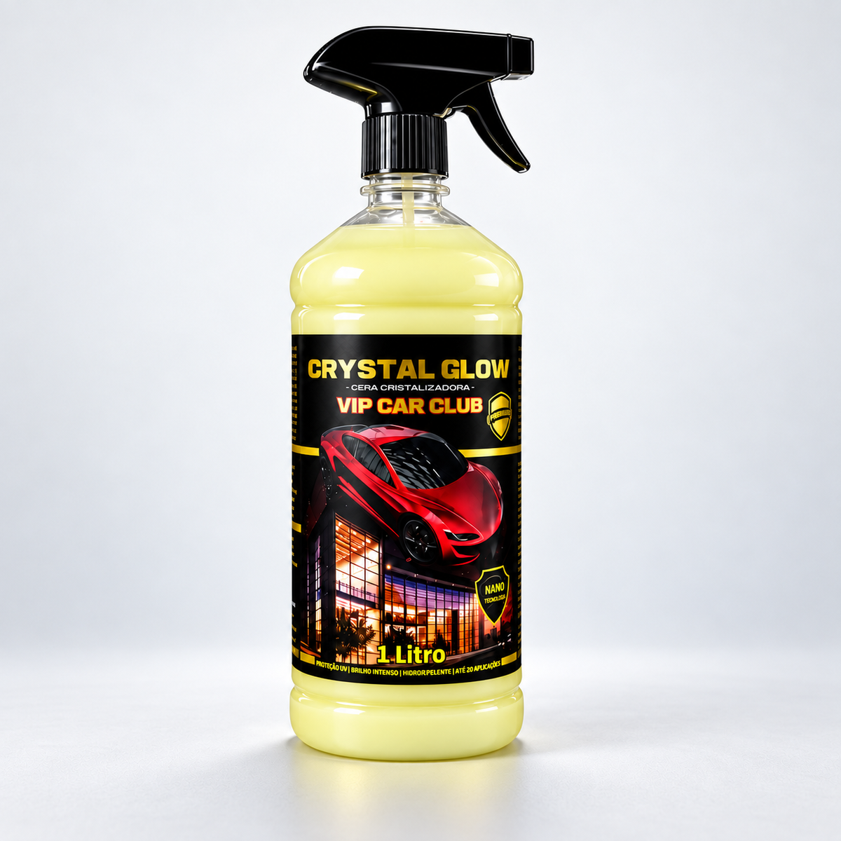 Crystal Glow Premium – Cera Automotiva com Carnaúba Pura