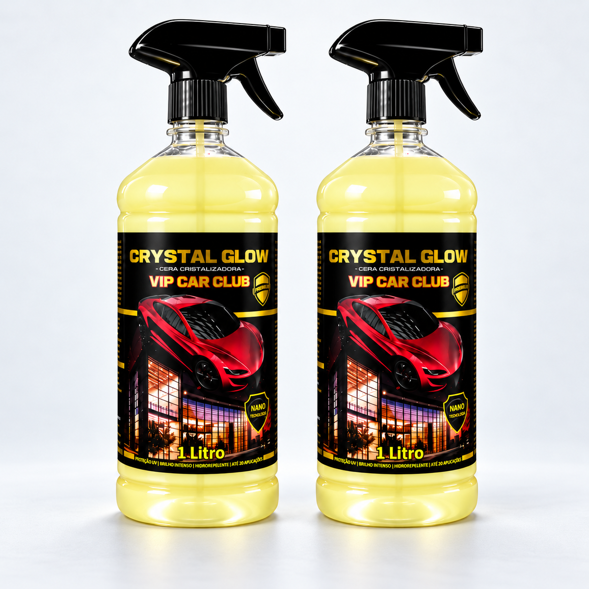 Crystal Glow Premium – Cera Automotiva com Carnaúba Pura