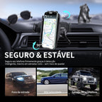 Suporte Celular Veicular - Carregador por Indução e Fixação 360° Automática