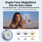 Suporte Magnético Inteligente para Celular com Luz e Controle Remoto