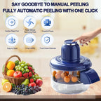 Descascador Elétrico Inox Recarregável para Uvas e Frutas – Rápido e Fácil de Usar