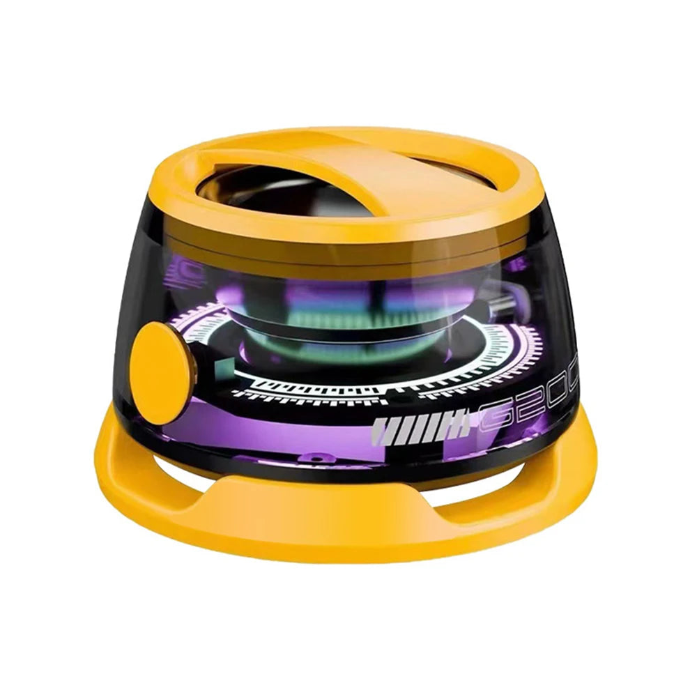 Caixa de Som Bluetooth Portátil G200 - Iluminação RGB e Fixação Magnética